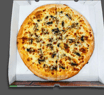 Garlic Bread with Cheese & Mushrooms
